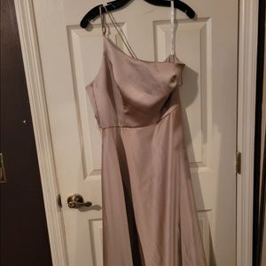 One shoulder Davis bridal bridesmade dress